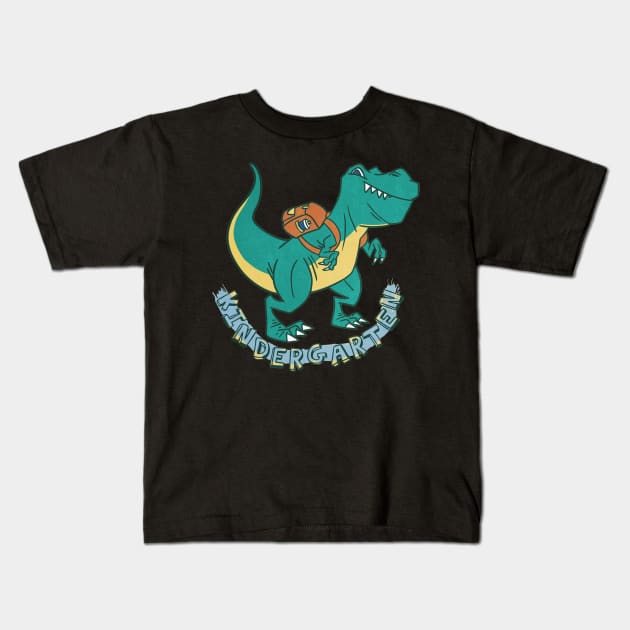 Kindergarten graduation class 2022 with the cute dinosaur Kids T-Shirt by Picasso_design1995